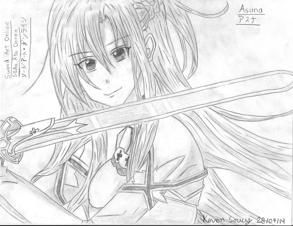 Drawing 38 (Manga) Asuna (Keven Soucy)