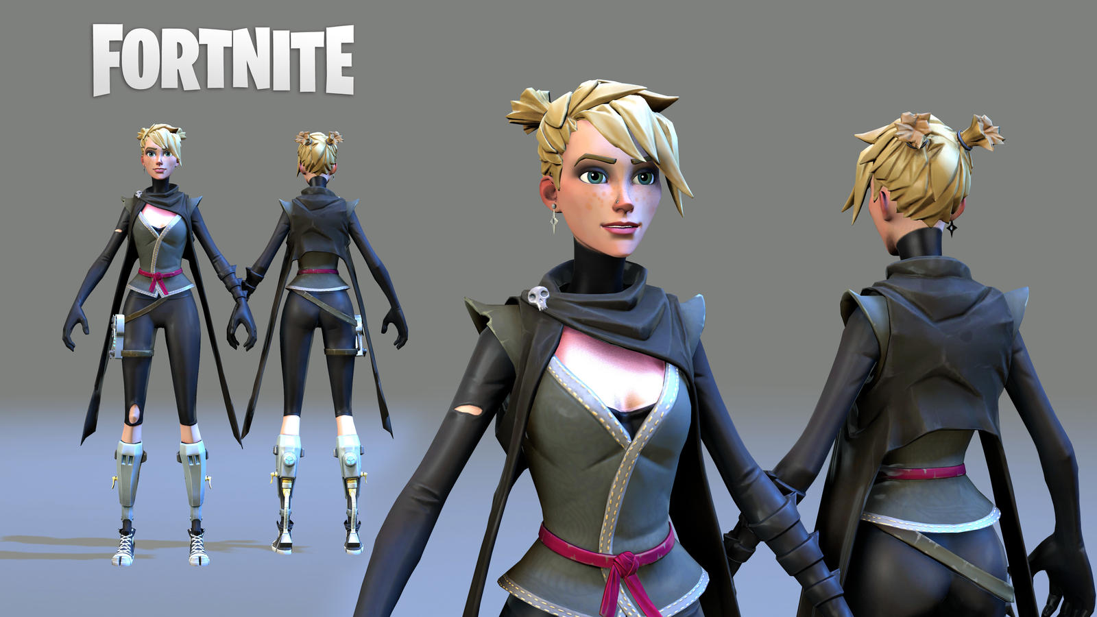 Porting Fortnite Female Ninja by trikzme on DeviantArt