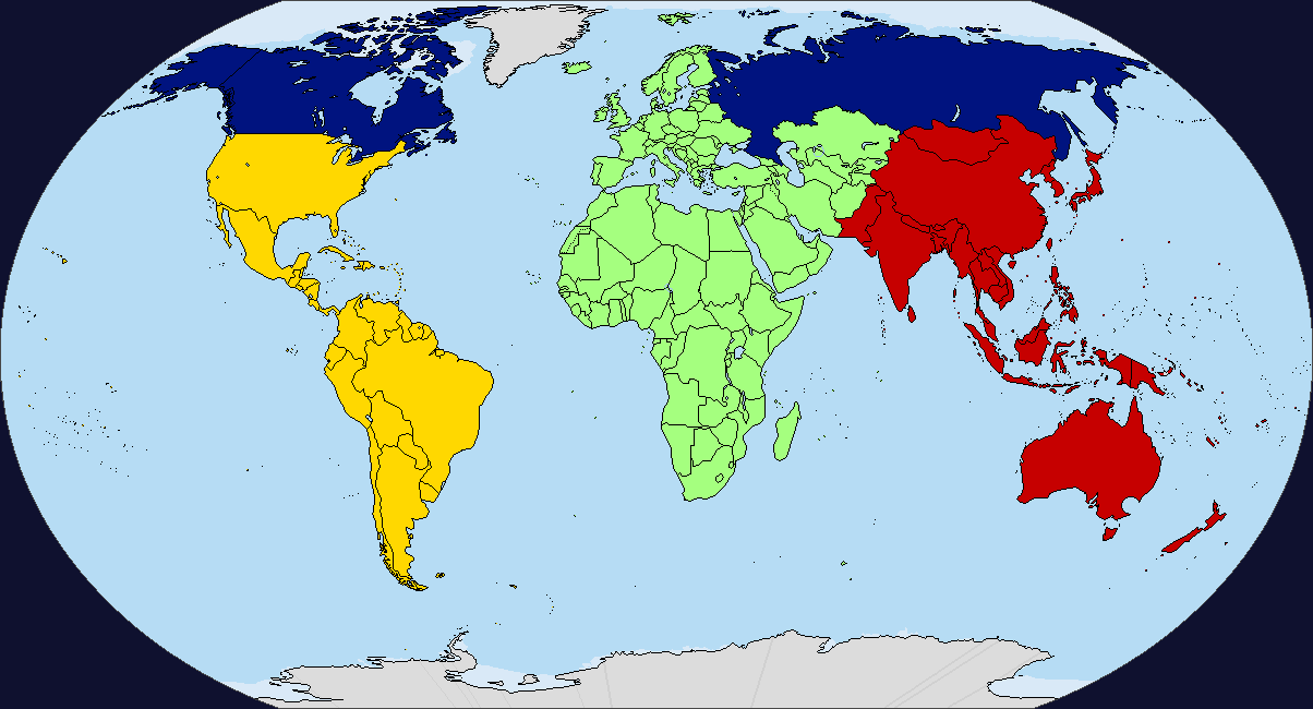 Gundam Iron-Blooded Orphans World Map (Earth)