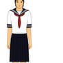 Japanese-style school uniform