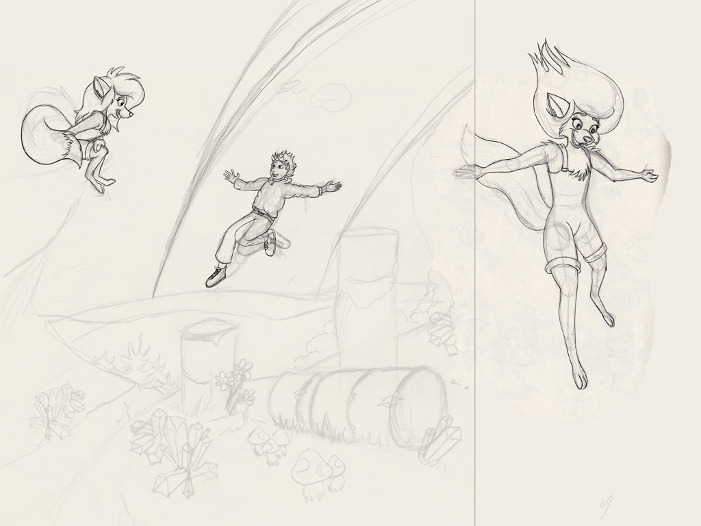 Work in progress - Wf page 65 Sketched