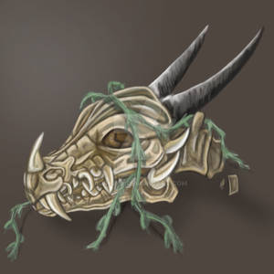 Dragon skull