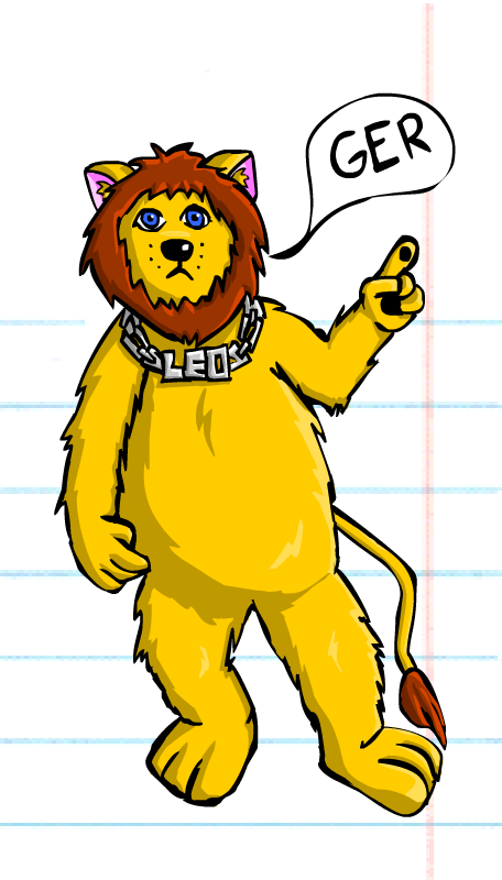 LEO the lion goes GER