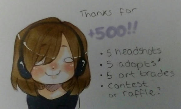 Thankyou for +500! [no slots left]