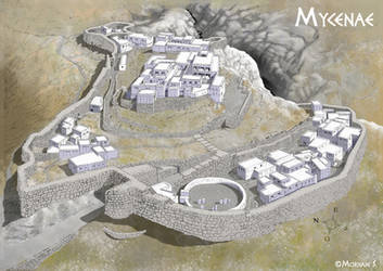 Mycenes, la cite antique