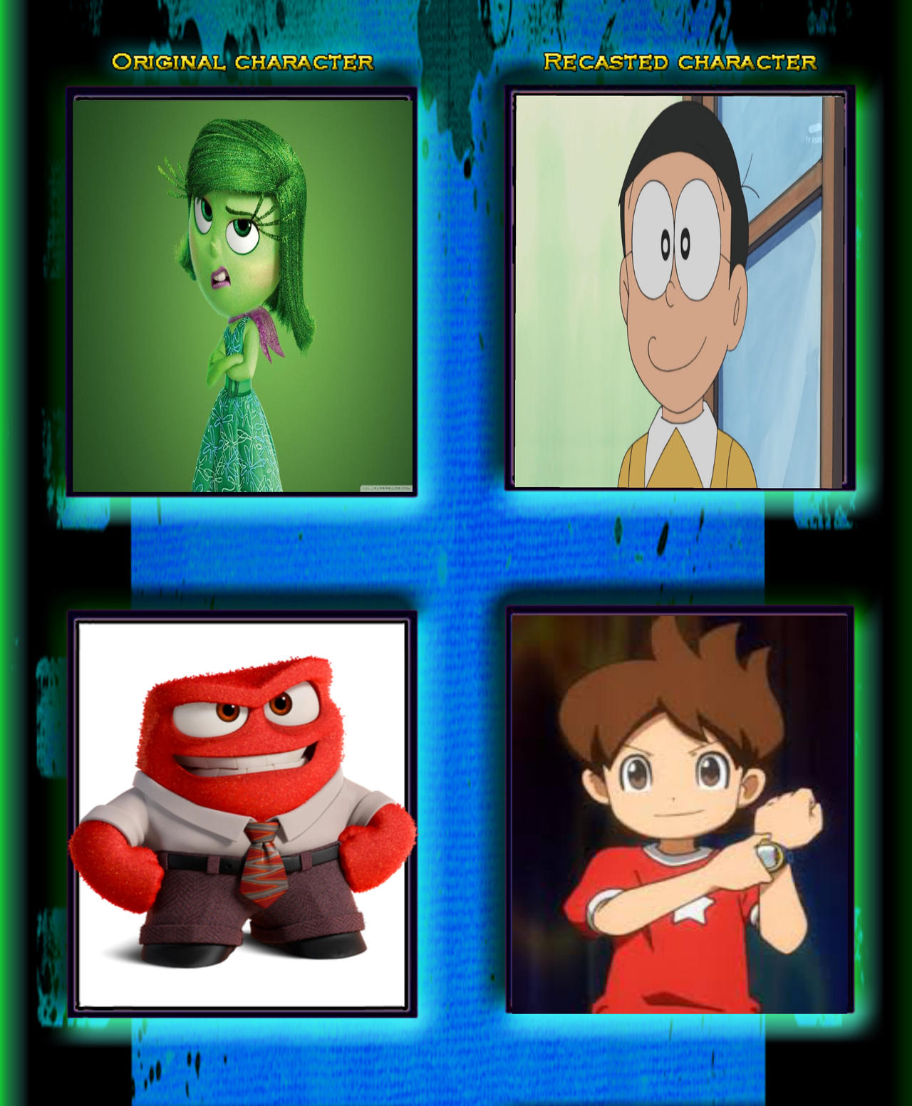 Inside out fan cast by bernalgonzalez1345 on DeviantArt