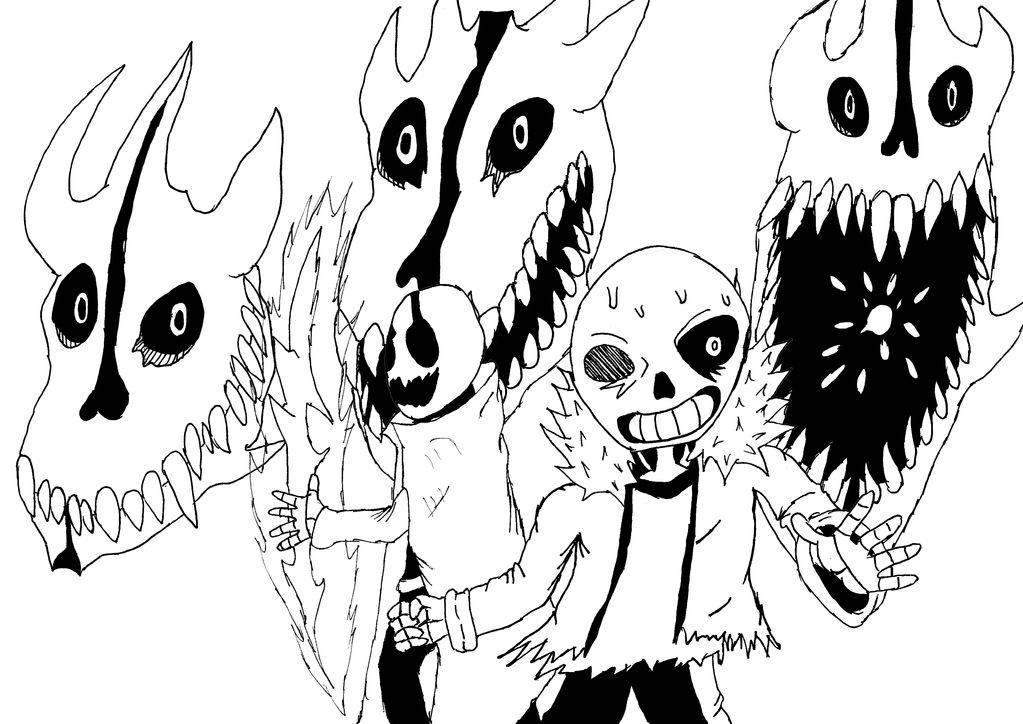 Gaster Ult Sans and gaster ultimate team! by MoAzza on DeviantArt