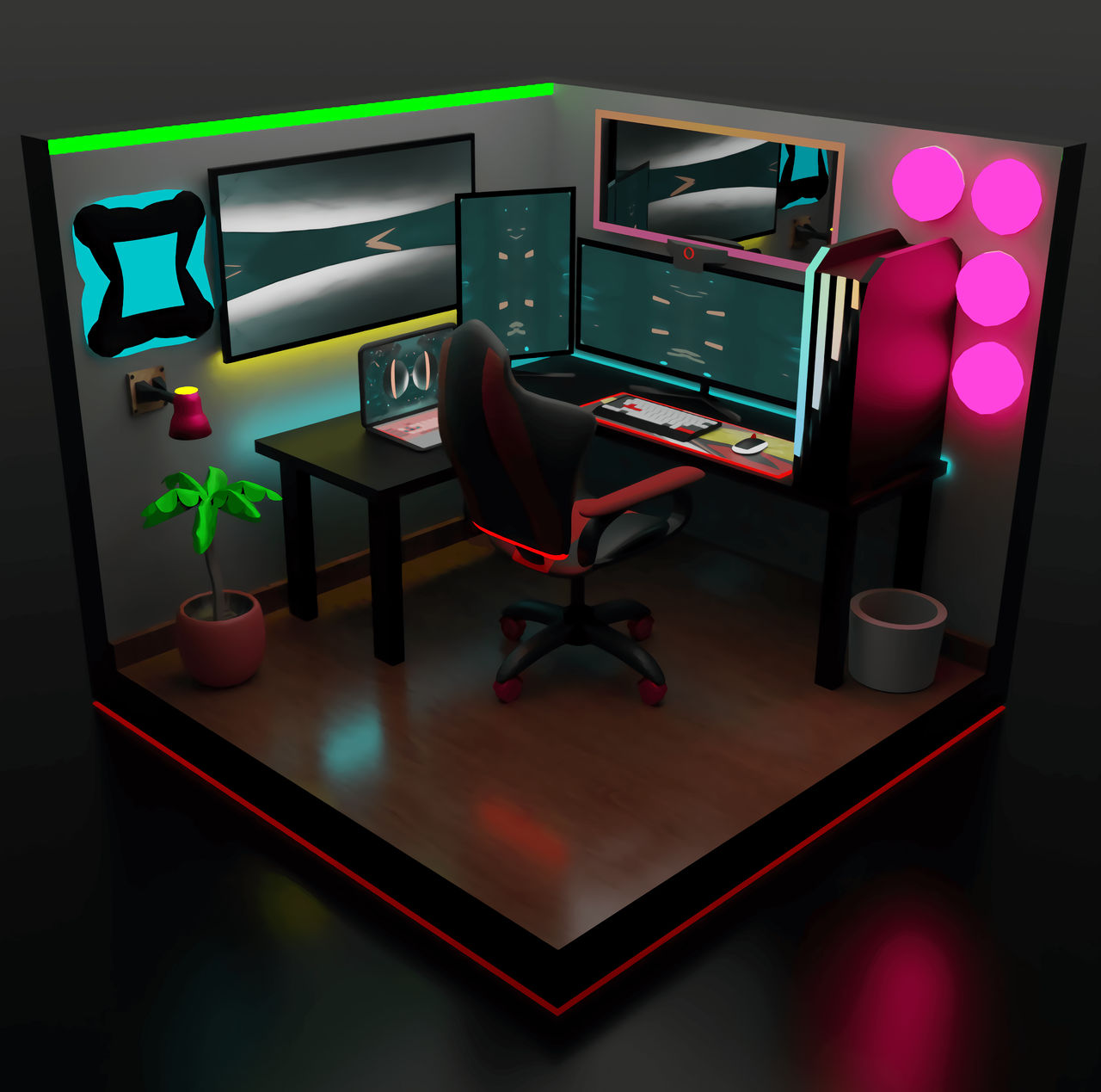 Gaming Deviantart Gaming Room by bruap05 on DeviantArt