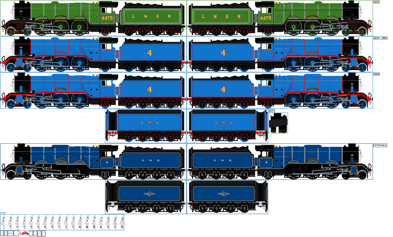 Papercraft Rws Gordon Gordon The Big Engine by orangeengine69 on DeviantArt