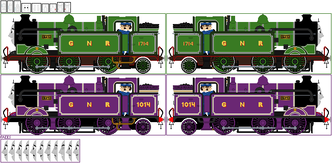 Ryan the purple great northern engine by orangeengine69 on DeviantArt