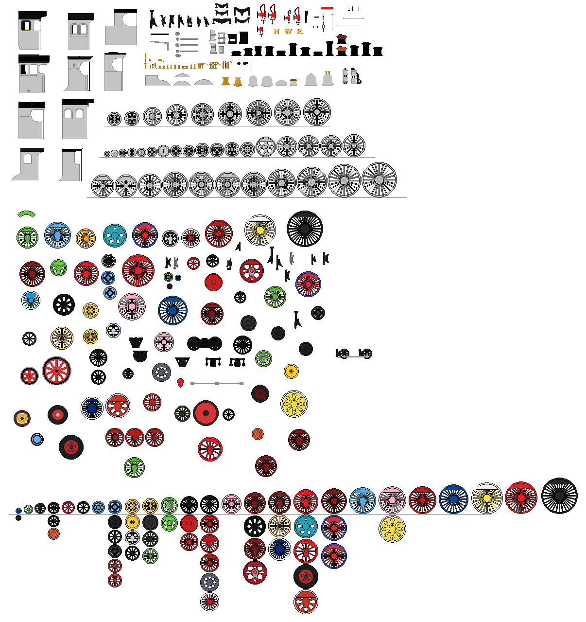 Engine Part Craft Parts I've used to make engines by orangeengine69 on DeviantArt