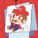 Mario Chibi by Whimsette