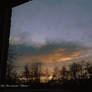 Winter sunset. 1