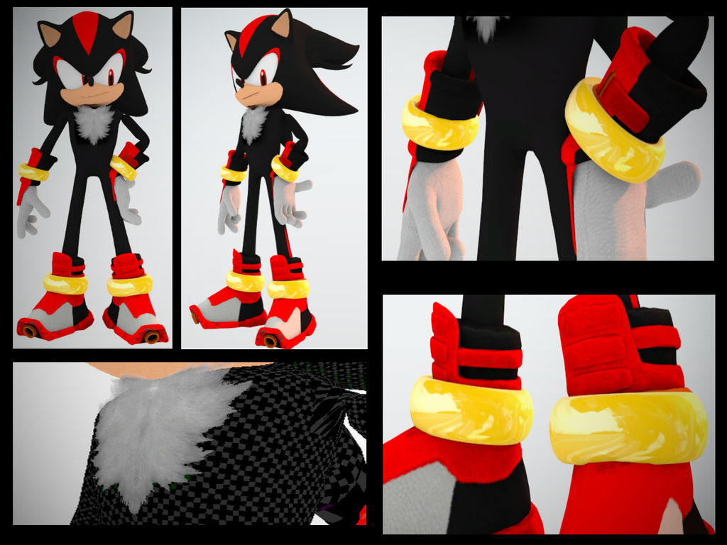 Shadow The-Hedgehog-improved models for my renders by FlsdhTH003 on ...