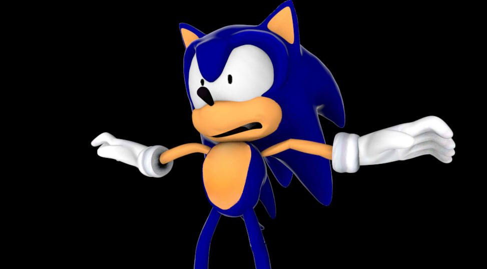Deviantart Sonic Rig SADX-Sonic RIG by FlsdhTH003 on DeviantArt