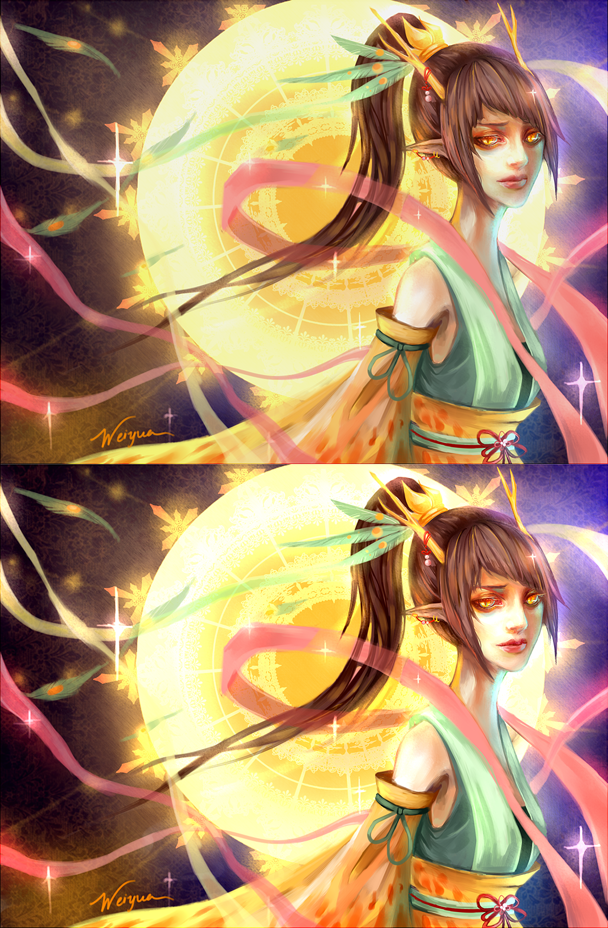 The light of the Dragon 2 versions