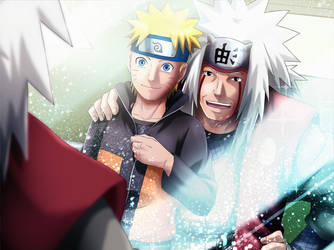 Naruto and Jiraiya [Present for a Grandson]