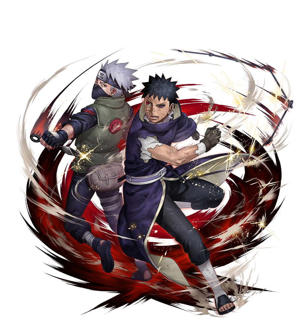 Kakashi vs Obito by w35l3y on DeviantArt