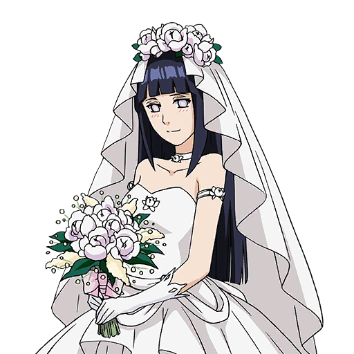 NEW Hinata Hyuga, Wedding Dress Render by DP1757 on DeviantArt.