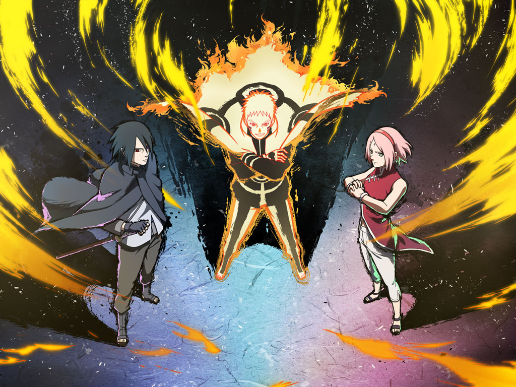 Naruto and Sakura vs Sasuke by BeeWinter55 on DeviantArt