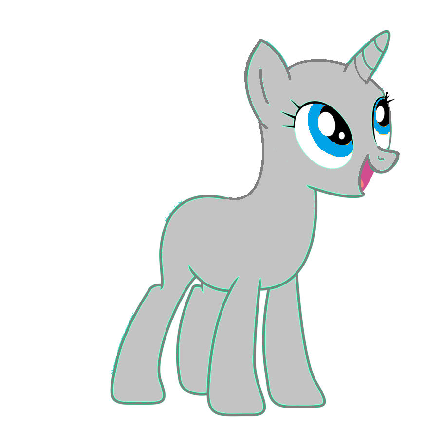 mlp Happy Unicorn Base by clarissacloudbases on DeviantArt