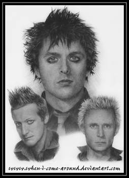 Green Day Pencil Portrait