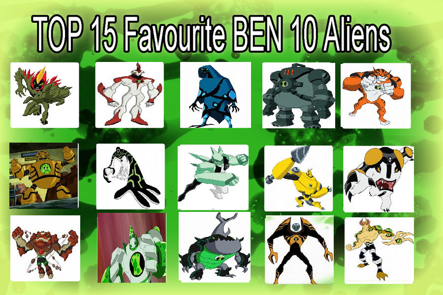 Top 10 Coolest Ben 10 Aliens