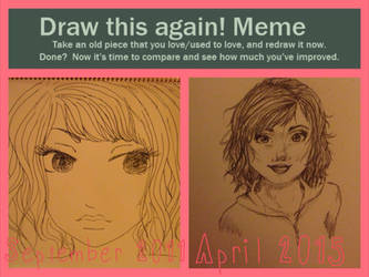Draw this again - self portrait 