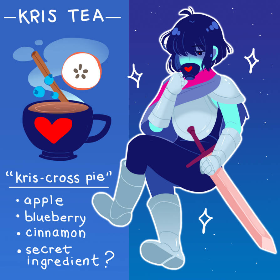 DELTARUNE tea kris by Walphish on DeviantArt