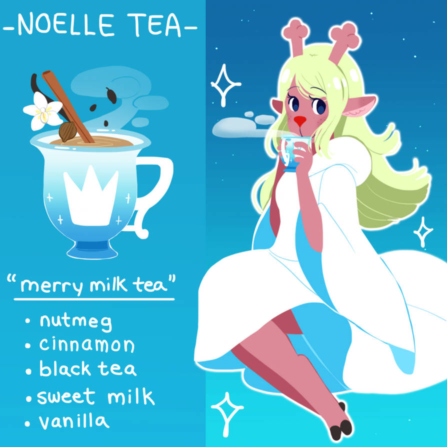 DELTARUNE tea noelle by Walphish on DeviantArt