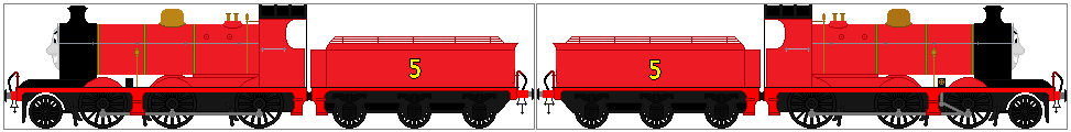 James the red GSWR class 403 engine by JonathanLillo on DeviantArt