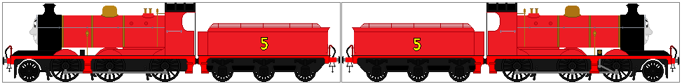 James the red GSWR class 403 engine by JonathanLillo on DeviantArt