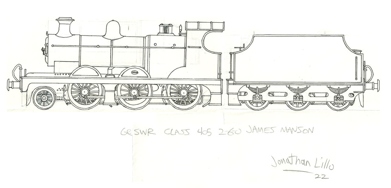 GSWR Class 405 2-6-0 James Manson by JonathanLillo on DeviantArt