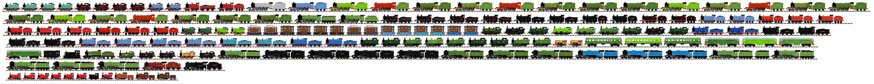 Thomas and Friends Engines with Extra Liveries by JonathanLillo on ...