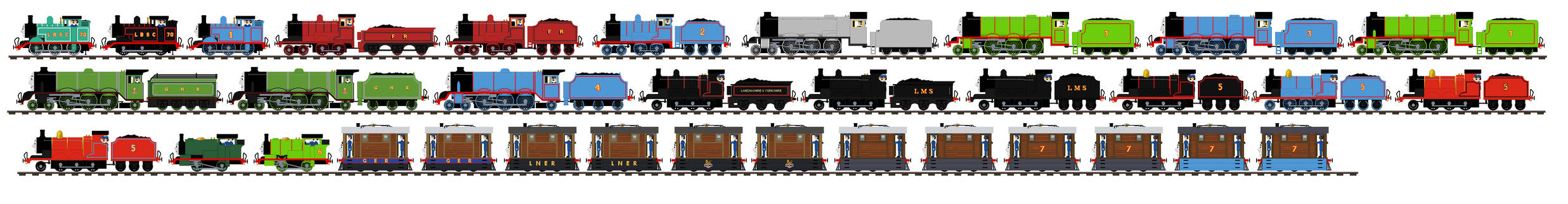 Thomas and Friends Pilot Engines
