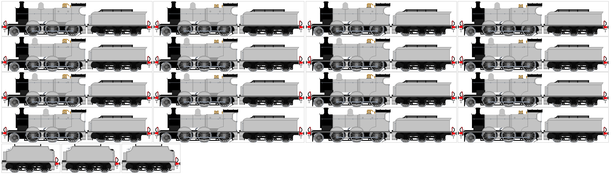 GSWR Classes 405, 406, 407 and 408 by JonathanLillo on DeviantArt
