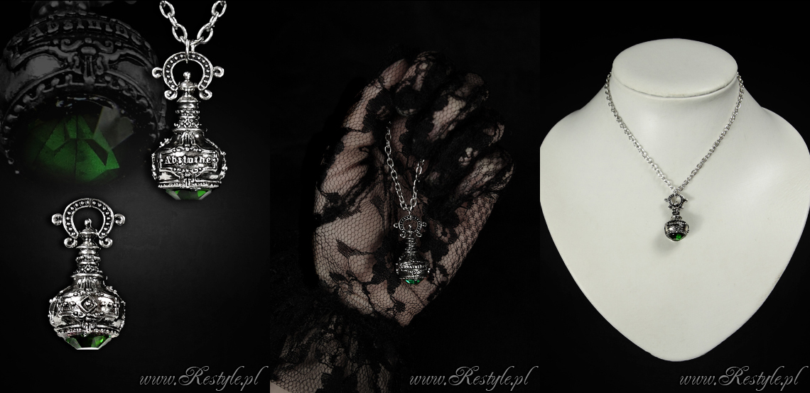 Absinthe Bottle Pendant