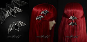 Carpe Noctem Hairclips