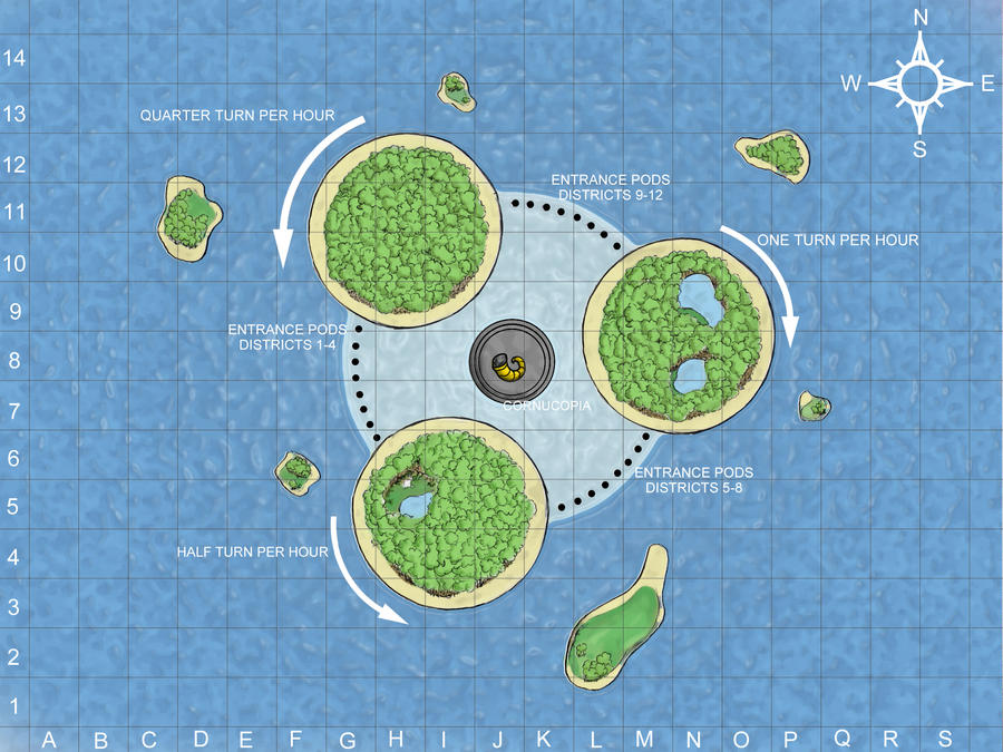 Hunger Games Arena Map by eldou on DeviantArt Hunger Games Arena Map by eldou on DeviantArt