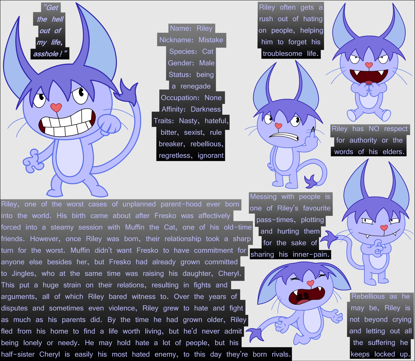 Biography of Riley by Rainbroach on DeviantArt