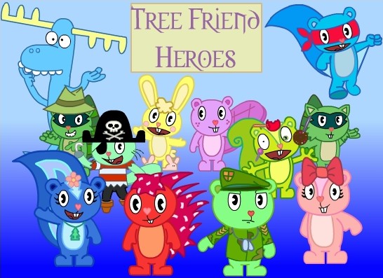 Tree Friend Heroes Poster by Rainbroach on DeviantArt