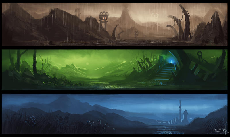 Environment sketches