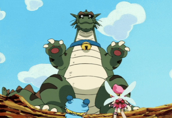 Mirumo De Pon Dragon Inflation by AGroupOfFatties on DeviantArt