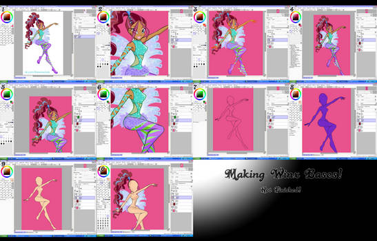 How to Draw : Winx Club Bases part 1