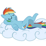 Rainbow Dash ~ Cloud Napping :3