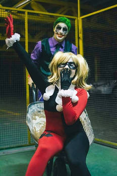 Harley Quinn and Joker Cosplay - DC Comics