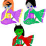 Hailey,Star,and Kayla:Kimono