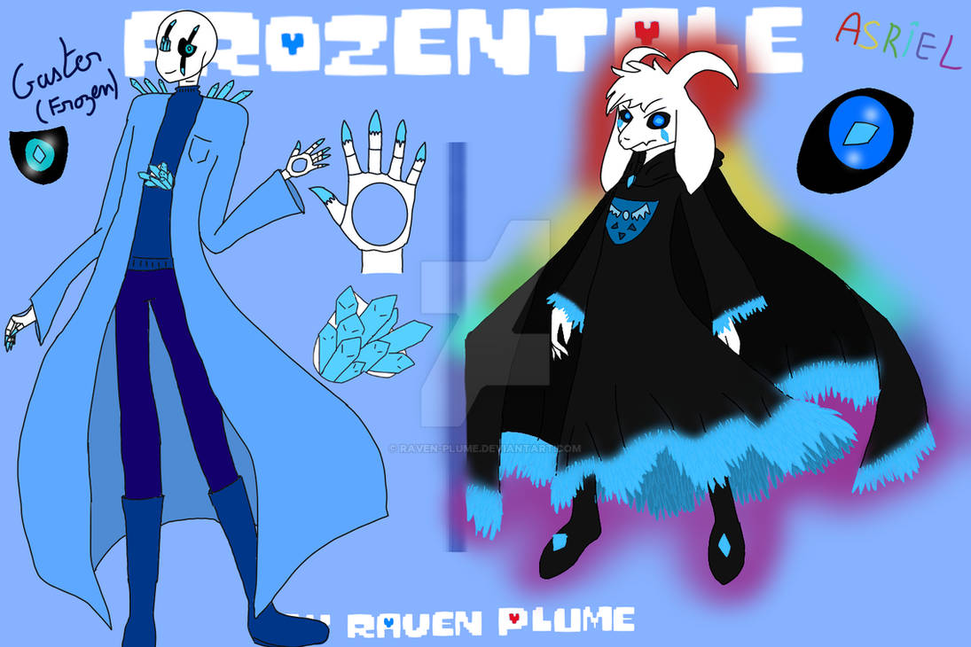 Azriel Gaster Frozentale Gaster and Asriel by Raven-Plume on DeviantArt