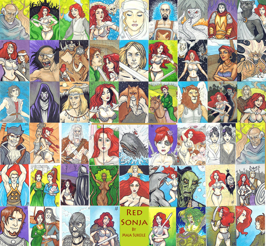 Red Sonja Cards