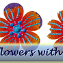 Flowers with Tinsel